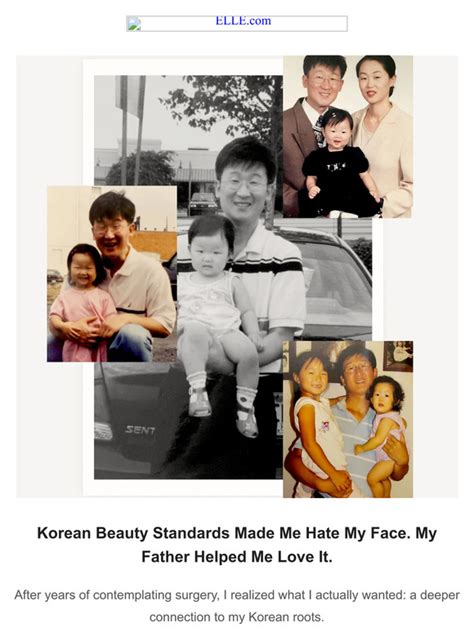 Korean Beauty Standards Made Me Hate My Face. My Father .
